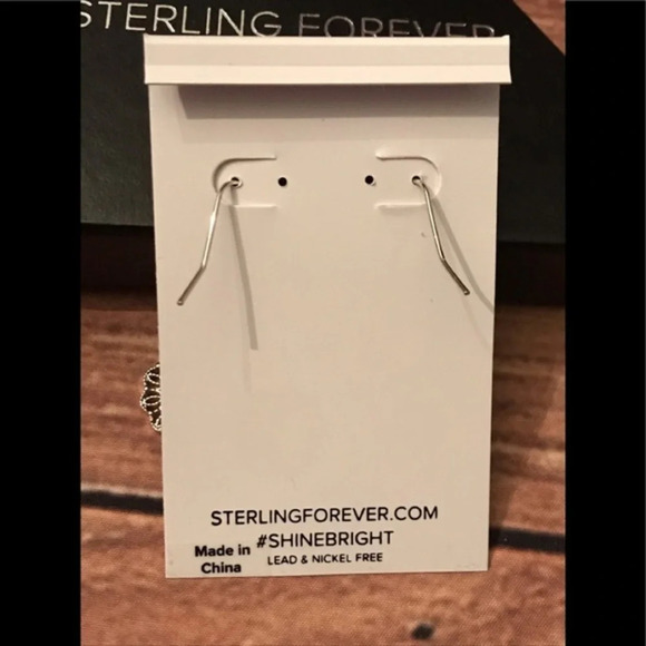 Sterling Forever Filigree Disk Dangle Earrings - Picture 6 of 7